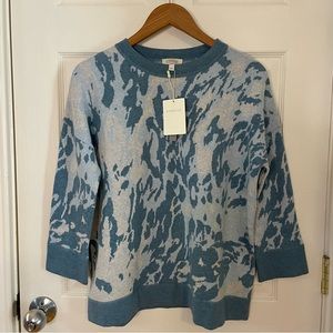 Kincross Cashmere Reversible Summit Crew Sweater Size Small